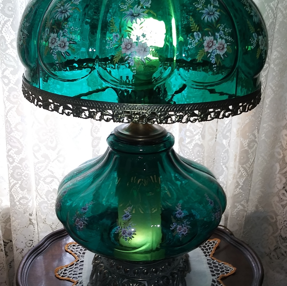 Reserved- Retro Parlour Lamp, Excellent Condition